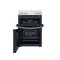 Indesit Double Cooker ID67V9KMW/UK White A Frontal open