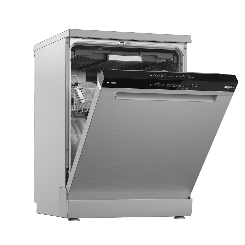 Whirlpool Mosogatógép Szabadonálló W7F HP61X Szabadonálló A Perspective open