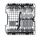Whirlpool Nõudepesumasin Integreeritav WIO 3P33 PL Full-integrated D Lifestyle frontal open