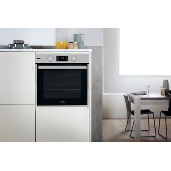 Whirlpool Sütő Beépíthető OAS KC8V1SW IX Elektromos A+ Lifestyle frontal