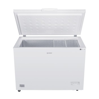 Indesit Congelador Libre instalación INCF 3084 E Blanco Lifestyle frontal open
