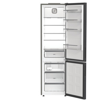 Whirlpool Fridge/freezer combination Freestanding WHK 26403 XBR6UK Black 2 doors Frontal open