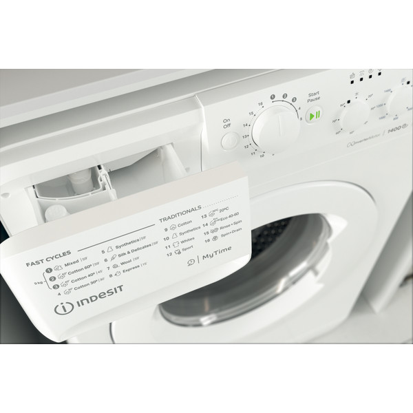 Indesit Washing machine Free-standing MTWC 91495 W UK N White Front loader B Drawer