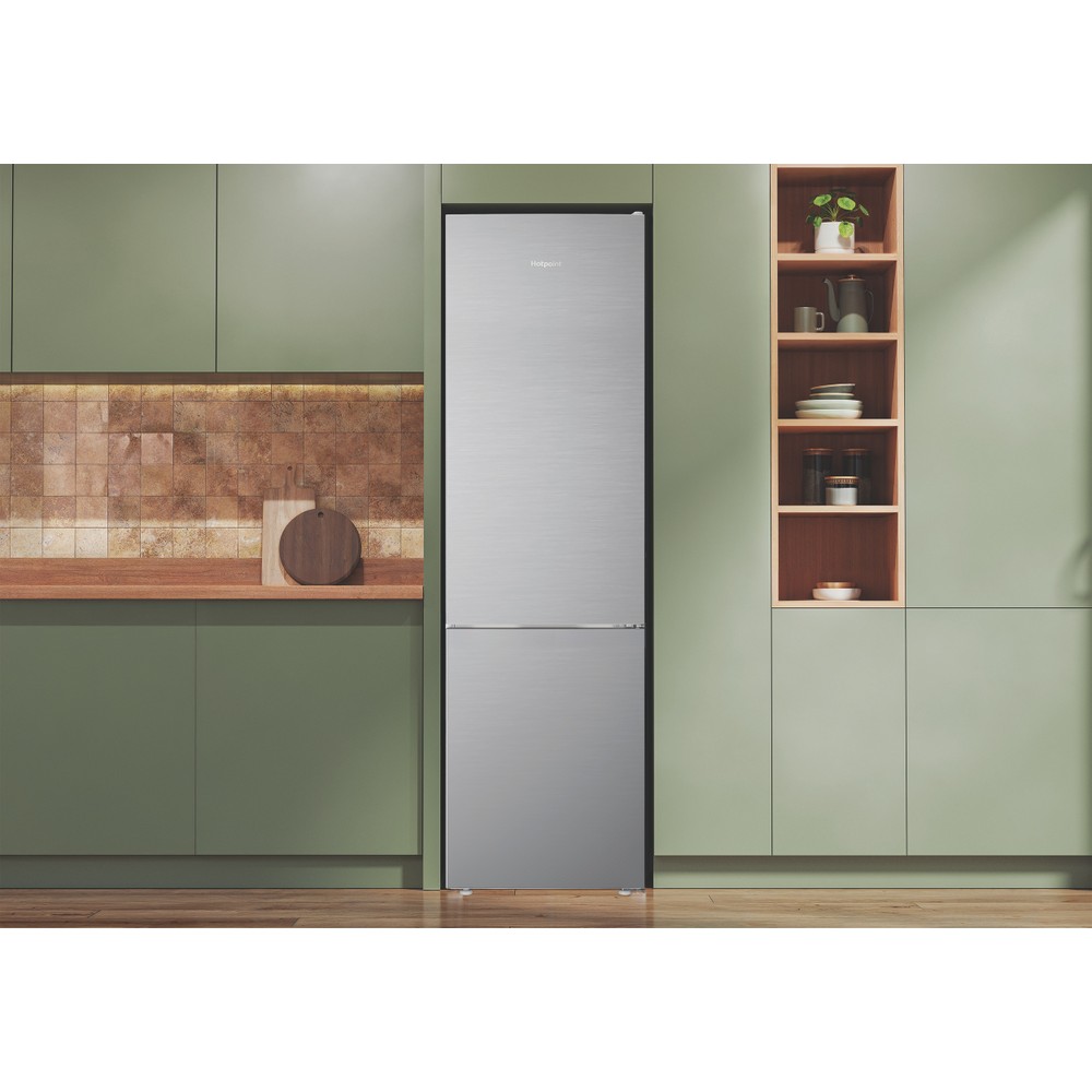 Hotpoint Combinados Libre instalación HPK 25401 XP4E New Silver – ARC 1035 2 doors Lifestyle frontal