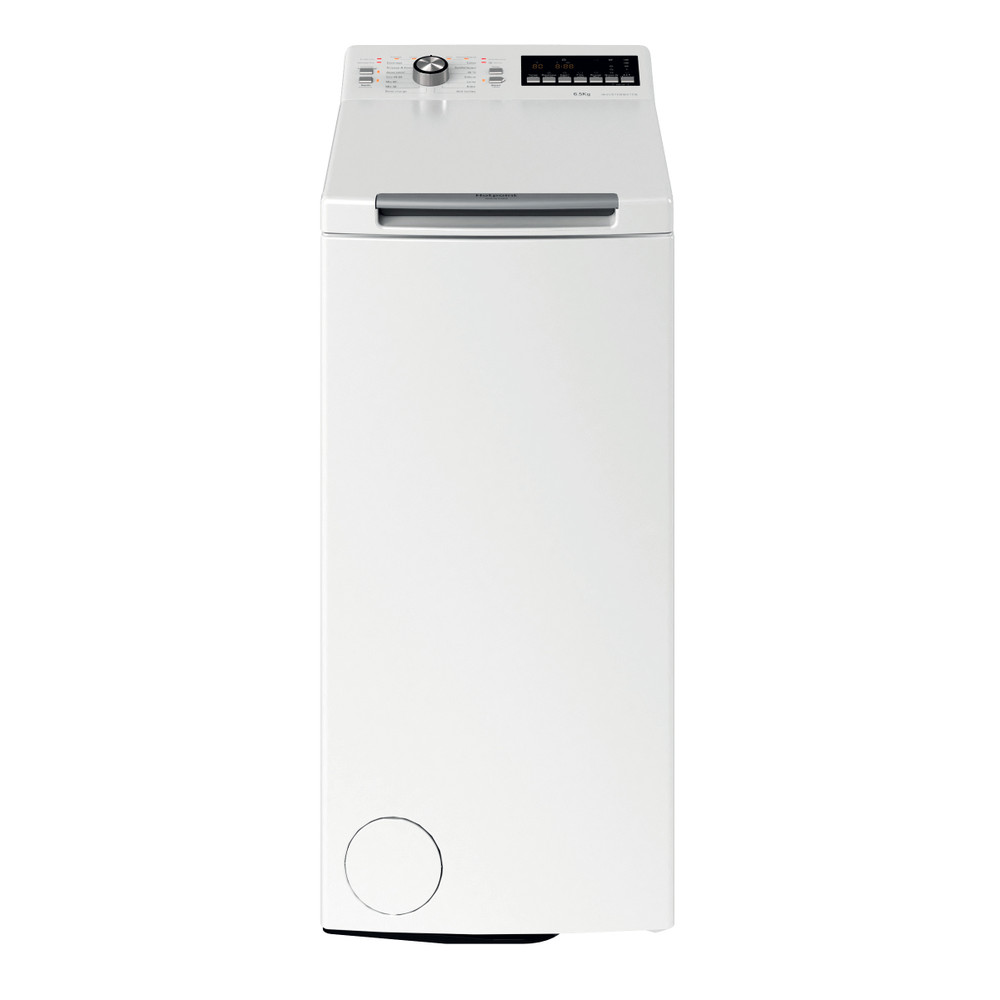 Hotpoint_Ariston Lave-linge Pose-libre WMTG 6524B FR/N Blanc Lave-linge top C Frontal