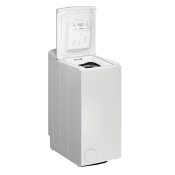 Whirlpool Maşină de spălat rufe Independent TDLR 6261BS EU/N Alb Încărcare Verticală A Perspective open