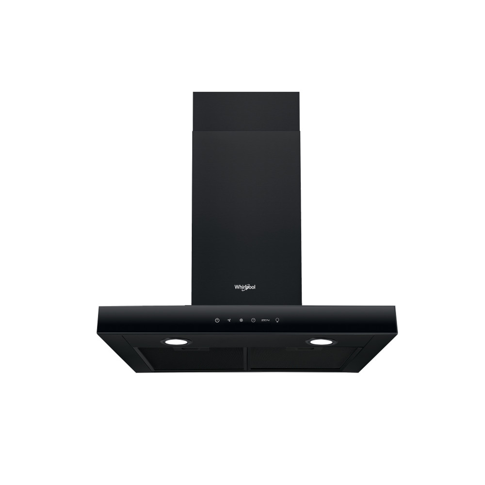 Whirlpool Hotte Encastrable WHBS62FLTK Noir Mural Électronique Frontal