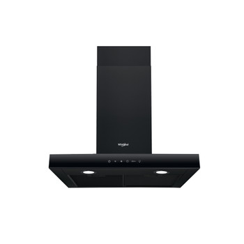 Whirlpool Exaustor Encastre WHBS62FLTK Preto Wall-mounted Eletrónico Frontal