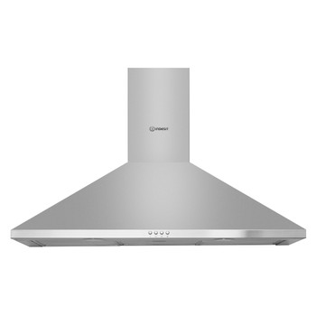 Indesit Exaustor Encastre IHPC 9.5 LM X Inox Wall-mounted Mecânico Frontal