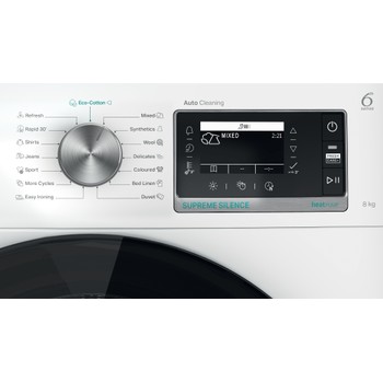 Whirlpool Sušička W7 D84WB EE Biela Control panel