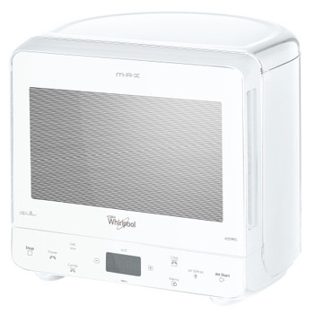 Whirlpool Mikrovågsugn Fristående MAX 38 FW White Elektronisk 13 MW+grillfunktion 700 Perspective