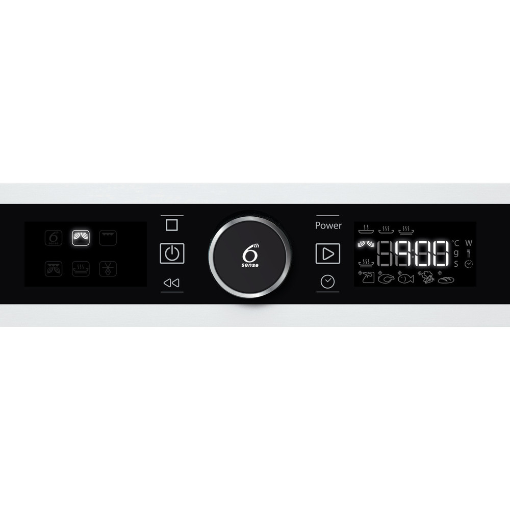 Whirlpool Microondas Encastre AMW 731/WH Blanco Electrónico 31 MW + Función Grill 1000.0 Control panel