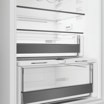 Whirlpool Kombinovaná chladnička s mrazničkou Vstavané WHK2 5292 B4E Zinc Metal 2 doors Drawer