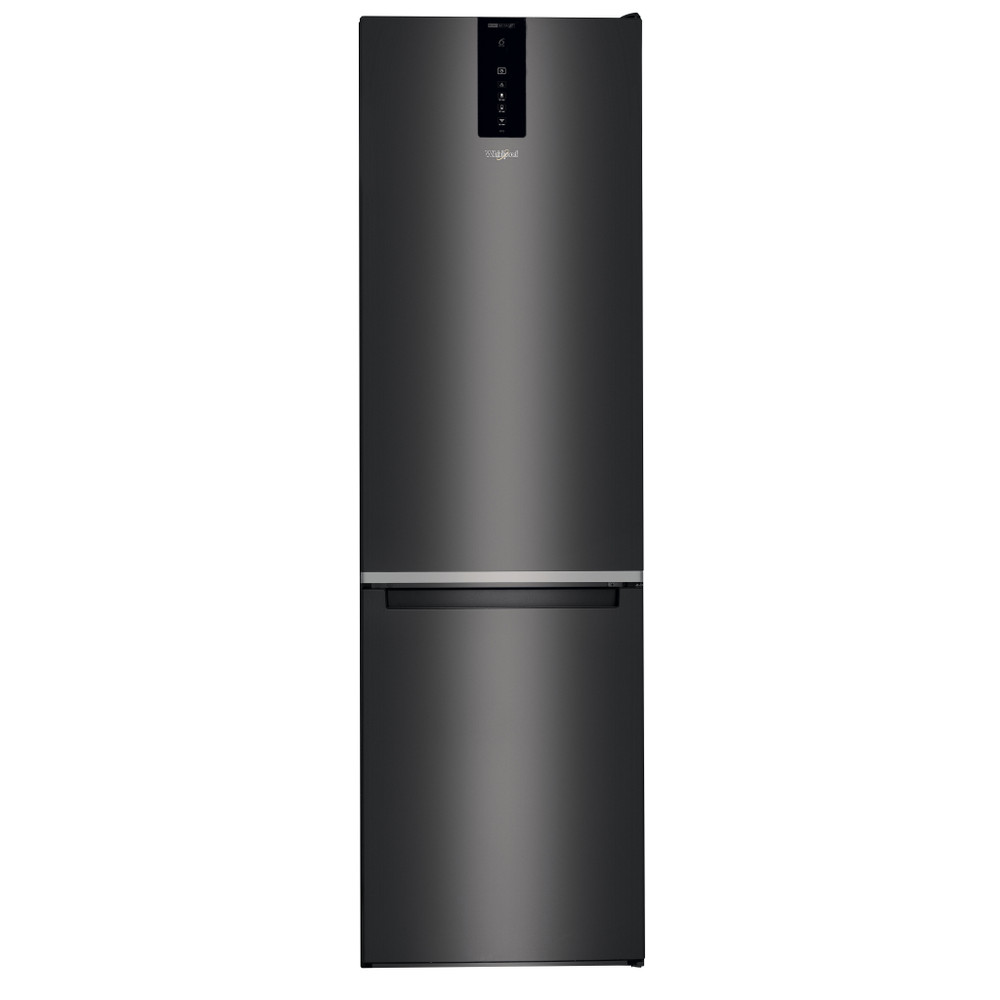 Whirlpool Hűtő/fagyasztó kombináció Szabadonálló W9 931D KS 3 Fekete/Inox 2 doors Frontal