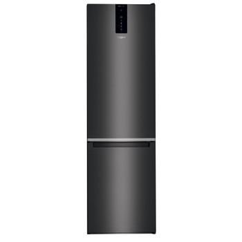 Whirlpool Hűtő/fagyasztó kombináció Szabadonálló W9 931D KS Fekete/Inox 2 doors Frontal