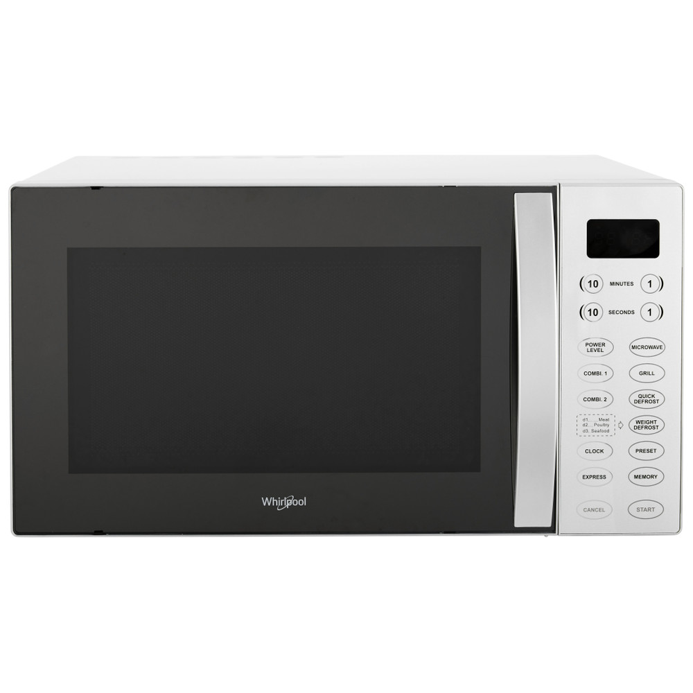Whirlpool Four à micro-ondes Pose-libre MWO 611 SL Argent Électronique 30 Micro-ondes + gril 850 Frontal