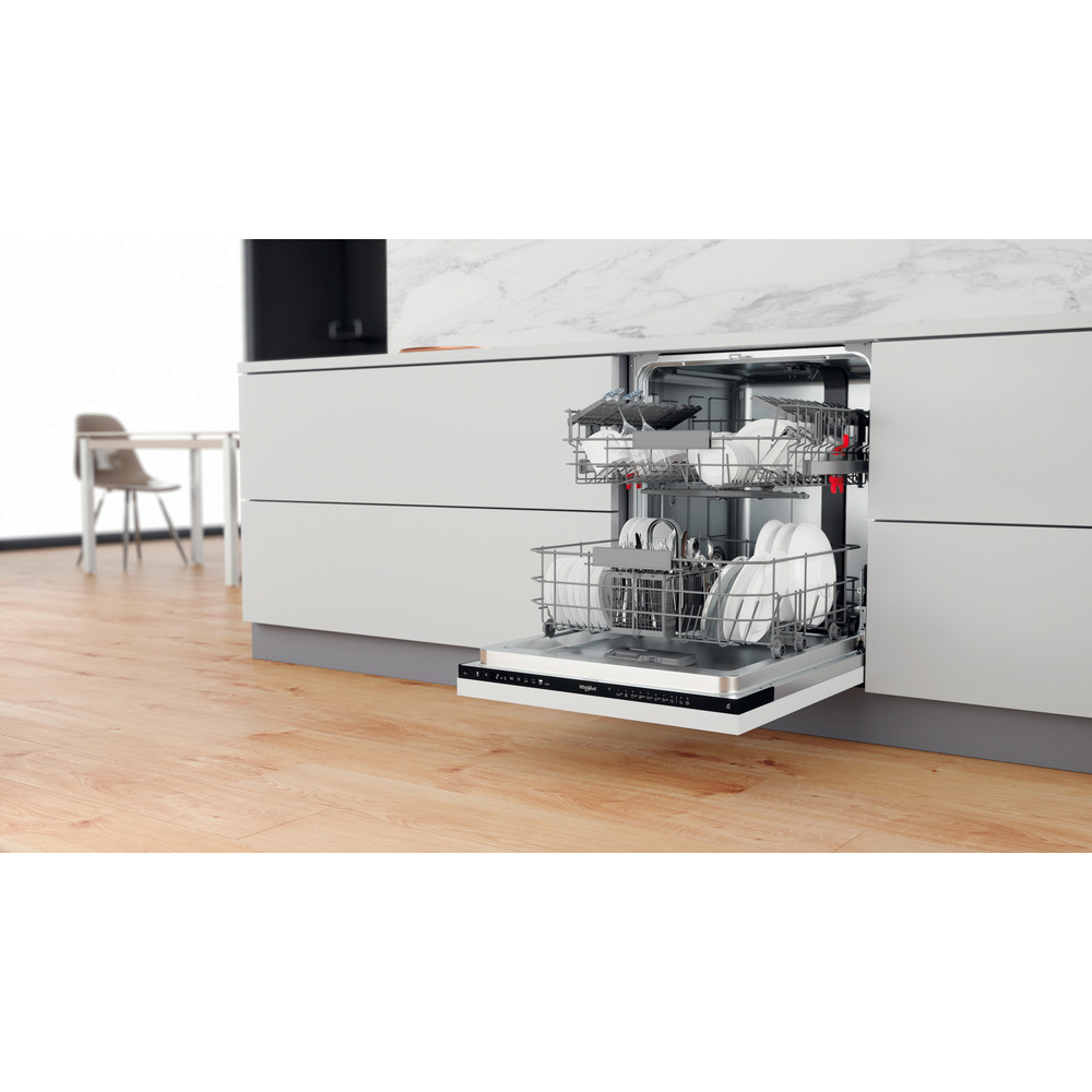 Whirlpool Mosogatógép Beépíthető WIO 3C33 E 6.5 Full-integrated D Lifestyle perspective open