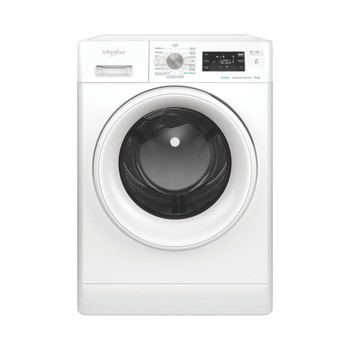 Whirlpool Lavadora Libre instalación FFB 10489 WV SPT Blanco Cargador frontal A Frontal