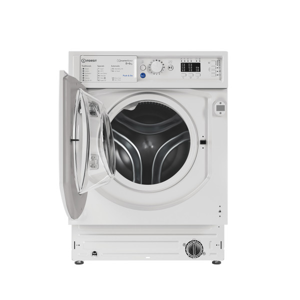 Indesit Washer dryer Built-in BI WDIL 861485 UK White Front loader Frontal open