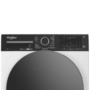 Whirlpool Wasmachine Vrijstaand WPM 912W ADS BE Wit Voorlader A Control panel