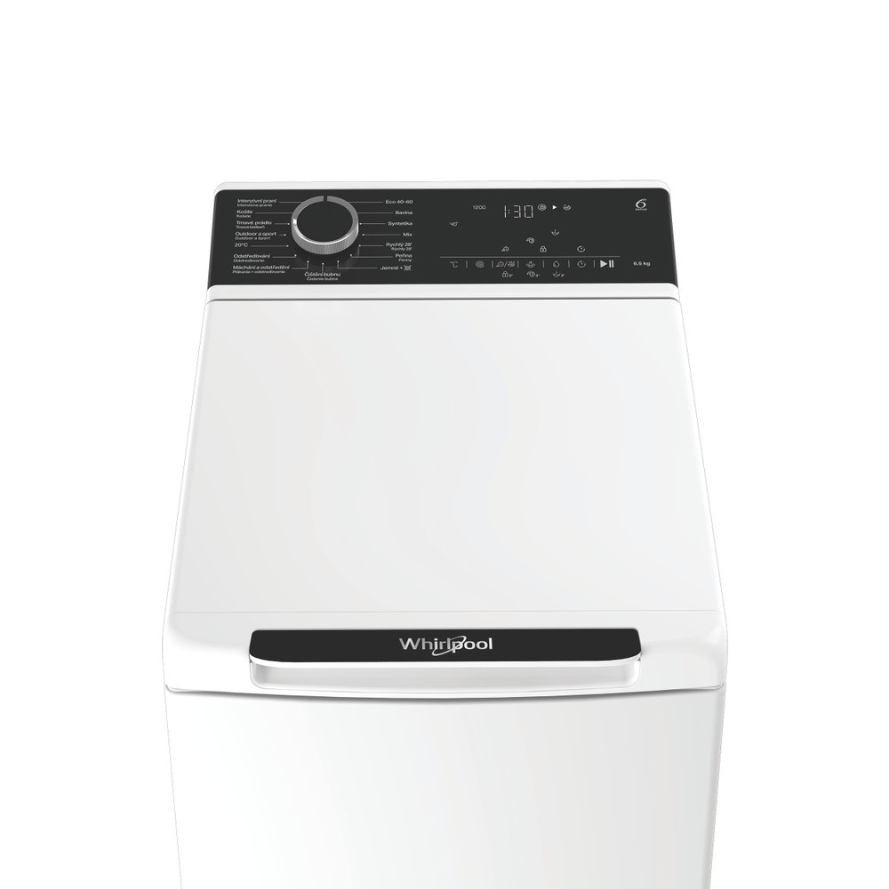 Whirlpool Pračka Volně stojící TW6522DBFCCS Bílá Vrchem plněná B Control panel