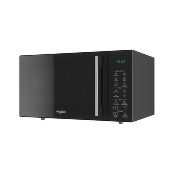 Whirlpool Microgolfoven Vrijstaand MWP 295 B Zwart Elektronisch 29 Combimicrogolfoven 900 Perspective