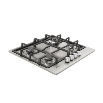 Whirlpool Varná doska TKRL 661 IX EU Nerezová Plynová Perspective