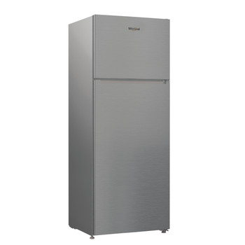 Whirlpool Combiné réfrigérateur congélateur Pose-libre WTMS 701461 XNA Inox 2 portes Perspective