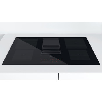Whirlpool Venting cooktop WVH 92 K/1 Fekete Frontal top down