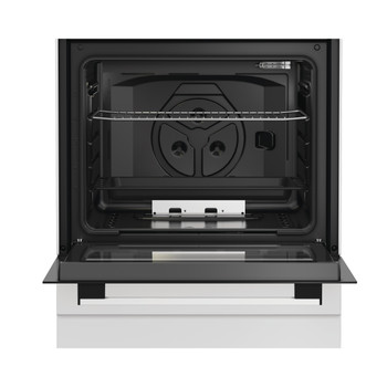 Indesit Fogão I6GGKMW Branco Gás Lifestyle frontal open