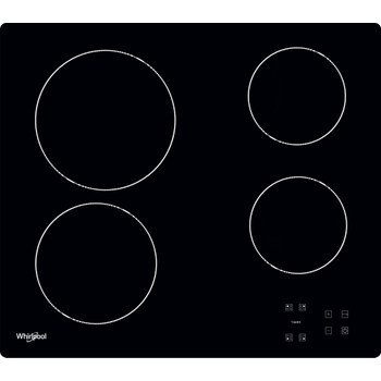 Whirlpool Varná deska AKT 8090/NE Černá Radiant vitroceramic Frontal