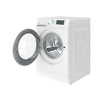 Indesit Lavadora Libre instalación BWE 91496X WS SPT N Blanco Cargador frontal A Perspective open