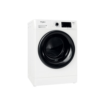 Whirlpool Maşină de spălat rufe cu uscător Independent FWDD 1071682 WBV EU N Alb Încărcare frontală Perspective