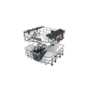 Whirlpool Myčka nádobí Vestavné WBC 3C26 X Half-integrated E Technical Translucent