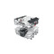 Whirlpool Dishwasher Vgradni WBC 3C26 X Half-integrated E Frontal