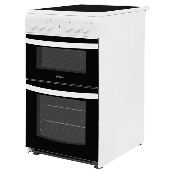 Indesit Double Cooker ID5V92KMW/UK White A Vitroceramic Perspective
