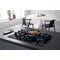 Whirlpool Plīts virsma AKWL 728/NB Melns Gāzes Frontal