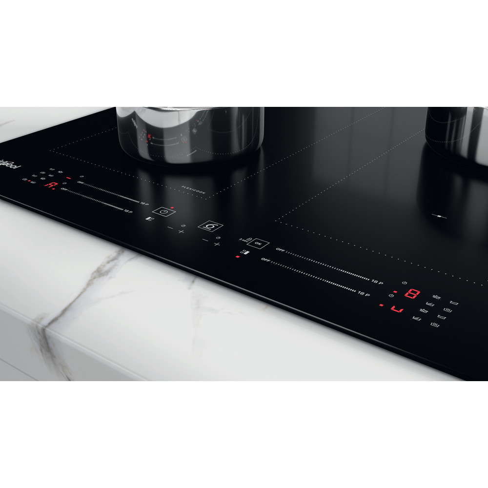 Whirlpool Table de cuisson WL S7260 NE Noir Induction vitroceramic Lifestyle control panel