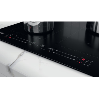 Whirlpool Table de cuisson WL S7260 NE Noir Induction vitroceramic Lifestyle control panel