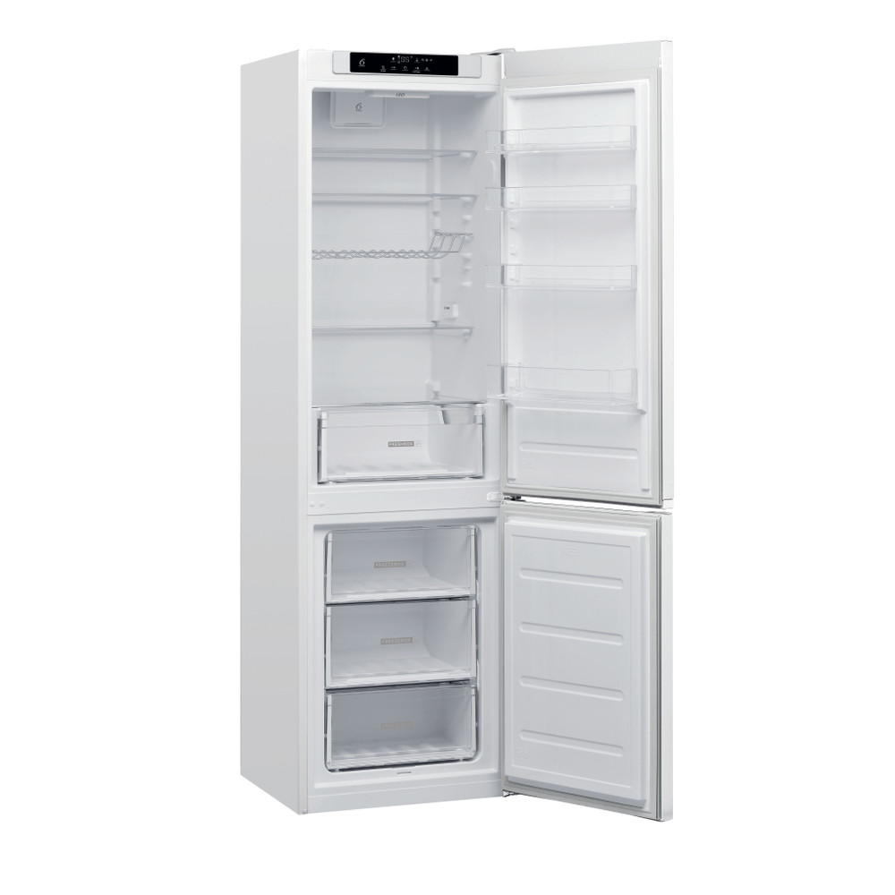 Whirlpool Kombinovaná chladnička s mrazničkou Voľne stojace W5 921D W Biela 2 doors Perspective open