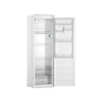 Indesit Koelkast Ingebouwd INSD18A011B1 Staal Perspective open