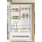 Whirlpool Køleskab/fryser kombination Indbygning WH SP70 T242 P Hvid 2 doors Perspective open