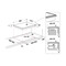 Whirlpool HOB AKM 613/IX/01 Black Radiant vitroceramic Frontal