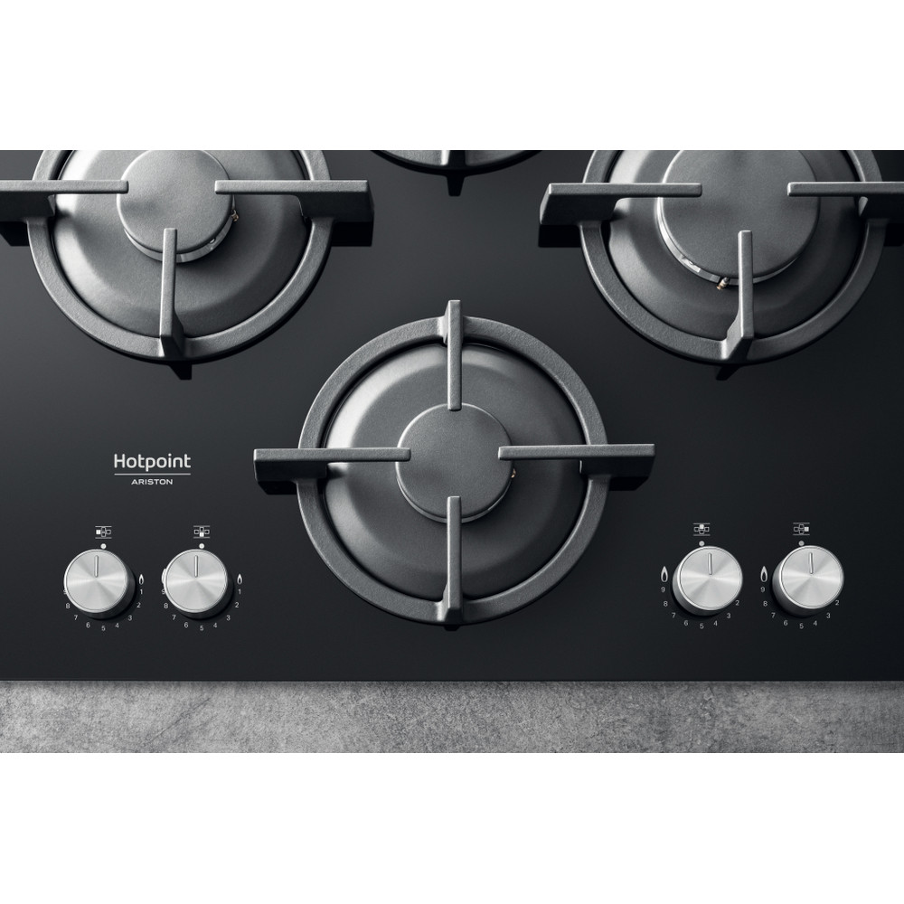 Hotpoint_Ariston Table de cuisson QS 61S/BK Noir Gaz Heating element