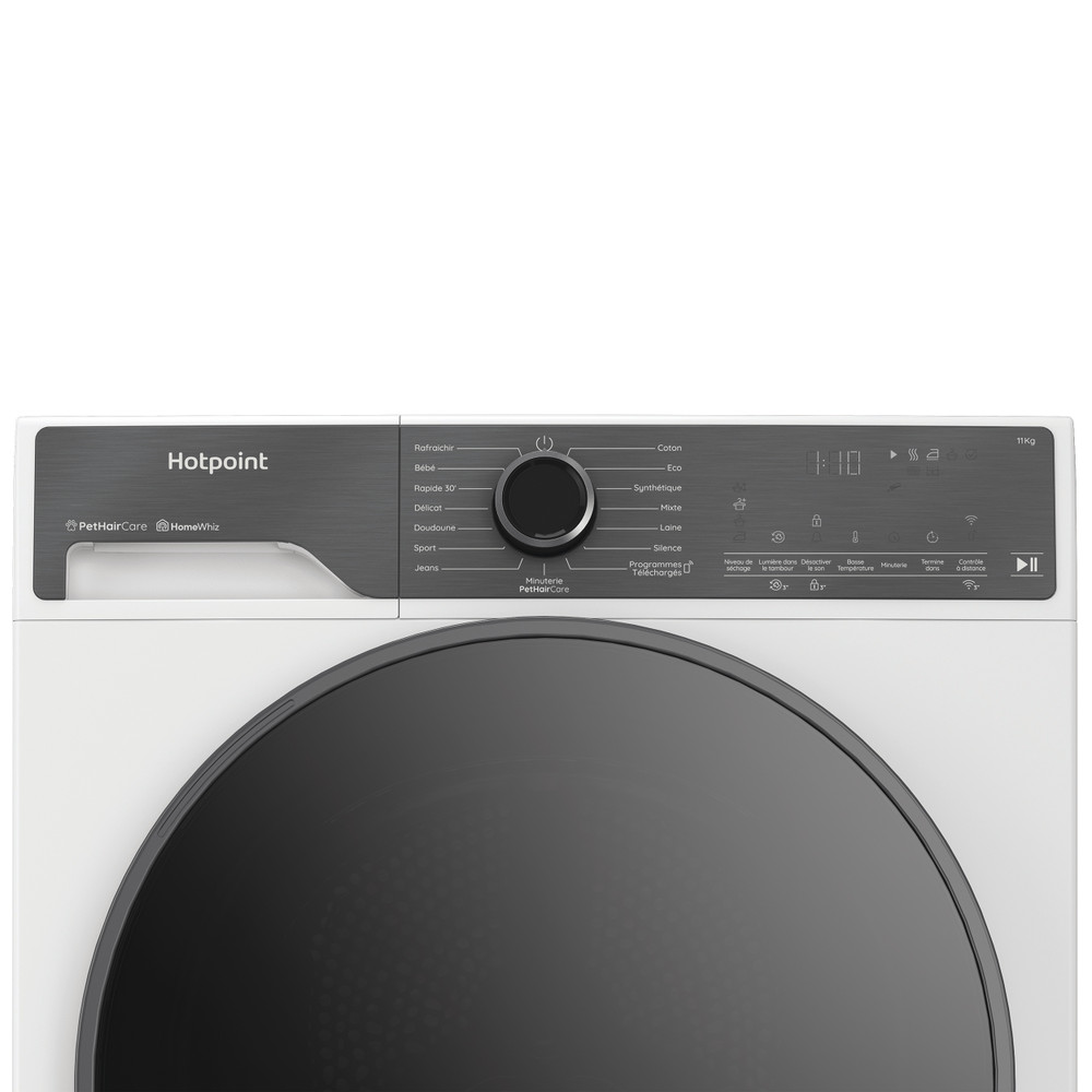 Hotpoint Sèche-linge C HD 113D WWS FR Blanc Control panel