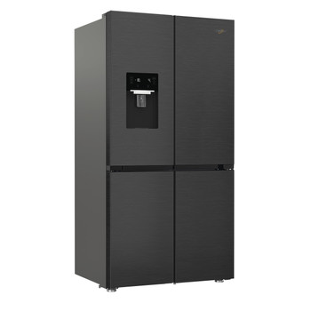 Whirlpool Side-by-Side Samostojeći WHGF 6564 XK4E ARC 764 Manhattan Gray Perspective