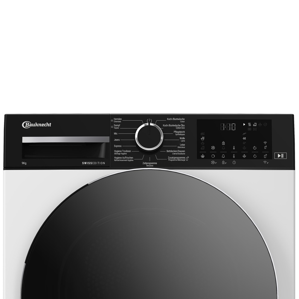 Bauknecht Trockner BKTR9109 Weiss Control panel