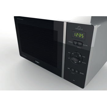 Whirlpool Microgolfoven Vrijstaand MCP 347 SL Zilver Elektronisch 25 Combimicrogolfoven 800 Perspective
