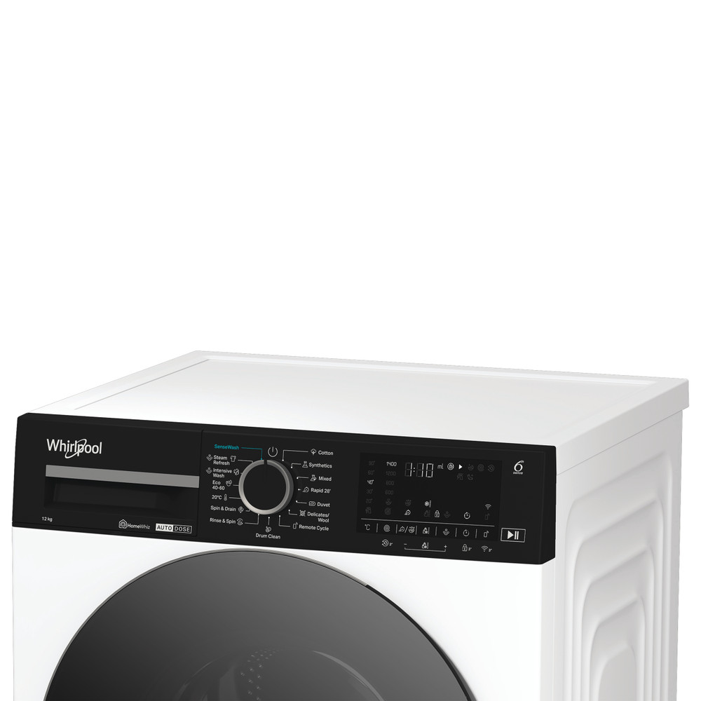 Whirlpool Mosógép Szabadonálló WPM 27W ADS EE Fehér Elöltöltős A Lifestyle control panel