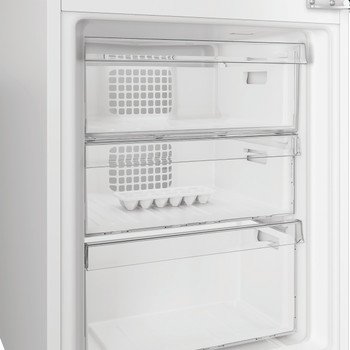 Indesit Combinación de frigorífico / congelador Encastre KINH 1271 B4E Zinc Metal 2 doors Drawer